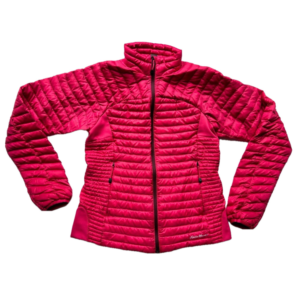 Eddie Bauer Microtherm Fill Down Jacket lightweight xs Puffer Red First Ascent